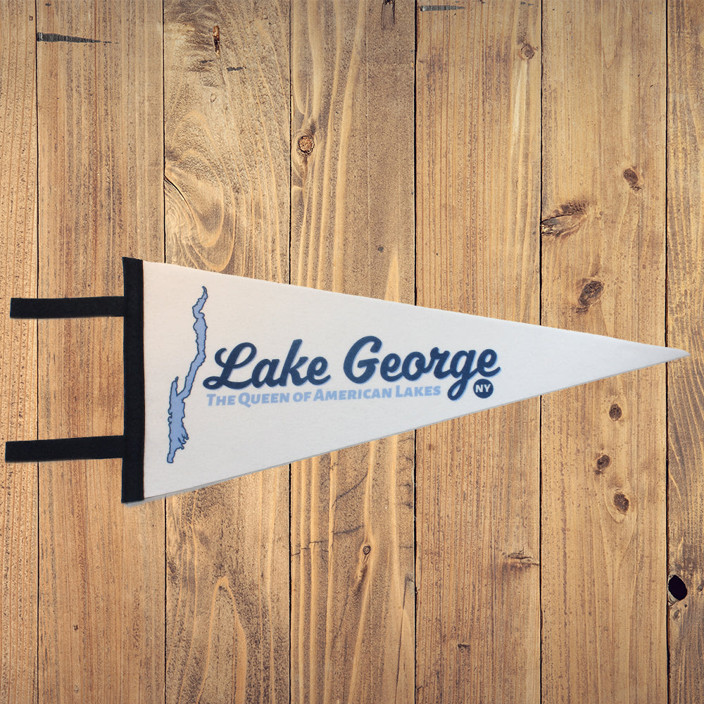 Lake George Felt Pennant - Queen of American Lakes in the Adirondacks