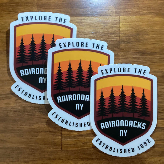 Explore the Adirondacks Stickers - 3 Pack