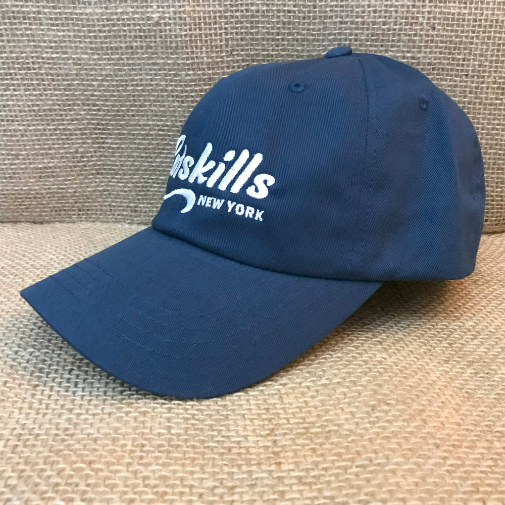 Catskills New York Script Embroidered Low-Profile Cotton Twill Hat