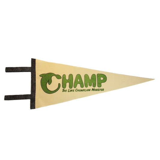 Champ Lake Champlain Monster Cryptid Pennant - Vermont and New York