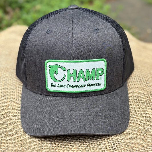Champ Lake Champlain Monster Trucker Hat - Cryptid Gift Idea