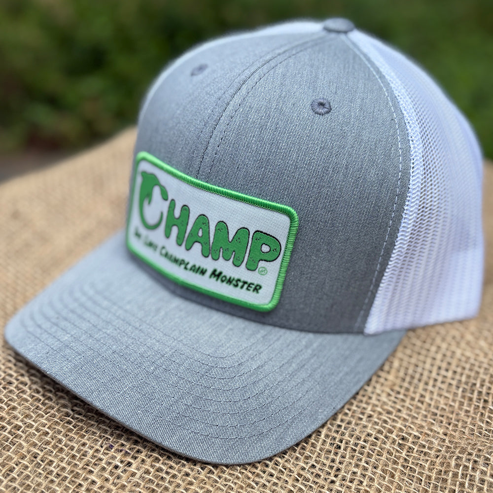 Champ Lake Champlain Monster Trucker Hat - Cryptid Gift Idea