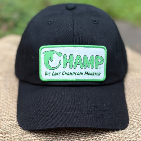 Champ Lake Champlain Monster Themed Low-Profile Cotton Twill Hat