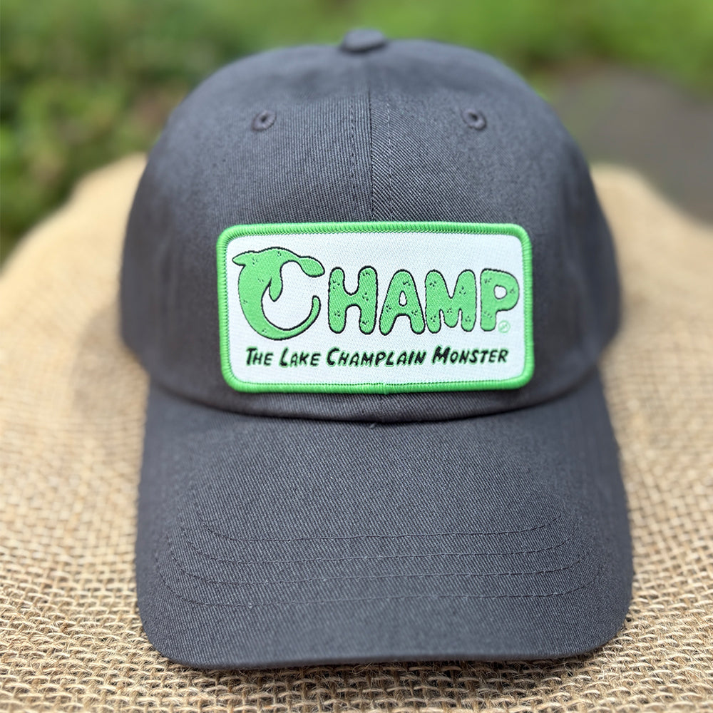 Champ Lake Champlain Monster Themed Low-Profile Cotton Twill Hat