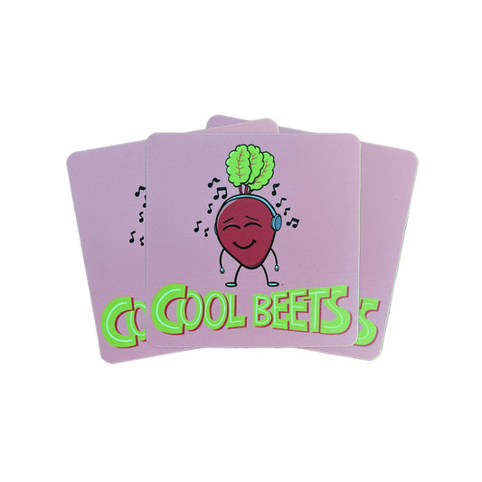 Cute Punny Gardening Theme Stickers - Fun Retro Garden Stickers - 3 Pack