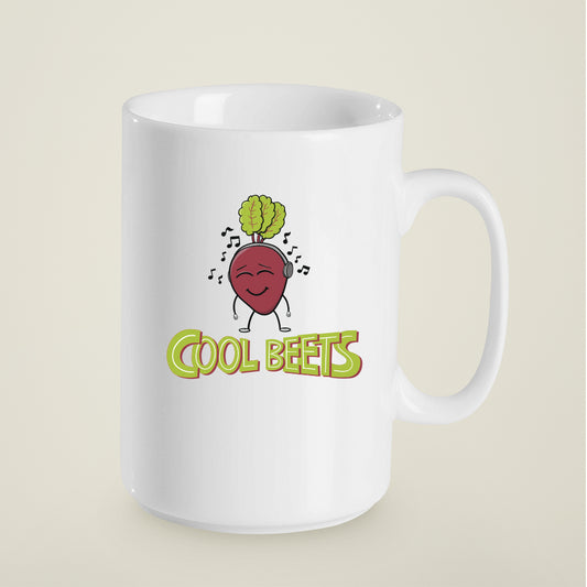 15 oz. Gardening Themed Mug Cool Beets