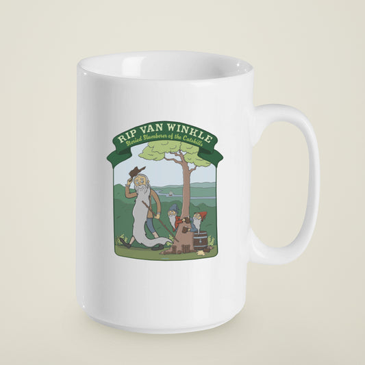 15 oz. Rip Van Winkle Catskills Hudson Valley Legend Ceramic Mug