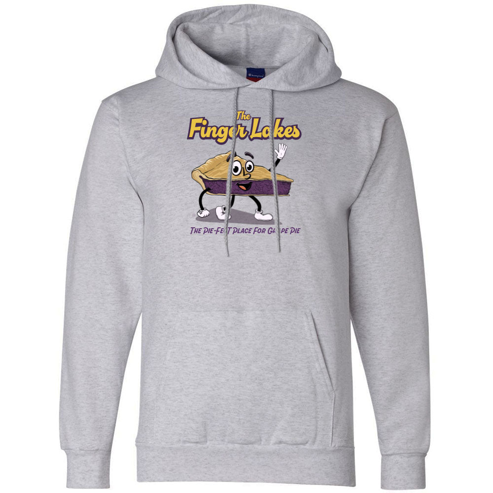 Finger Lakes Grape Pie Hoodie - Pullover Sweatshirt - Finger Lakes Gift Idea