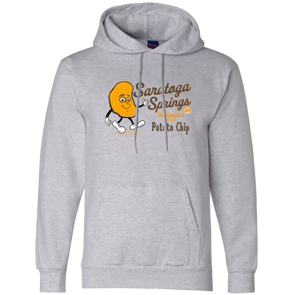 Saratoga Springs New York Chip Hoodie - Potato Chip Legend Hooded Sweatshirt