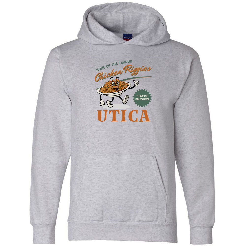 Utica New York Chicken Riggies Hoodie - Pullover Hooded Sweatshirt - Fun Utica Gift Idea (Copy)