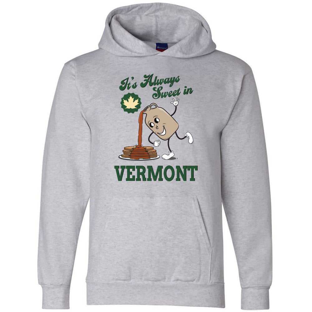 Vermont Maple Syrup Hoodie - Pullover Hooded Sweatshirt - VT Souvenir and Gift Idea