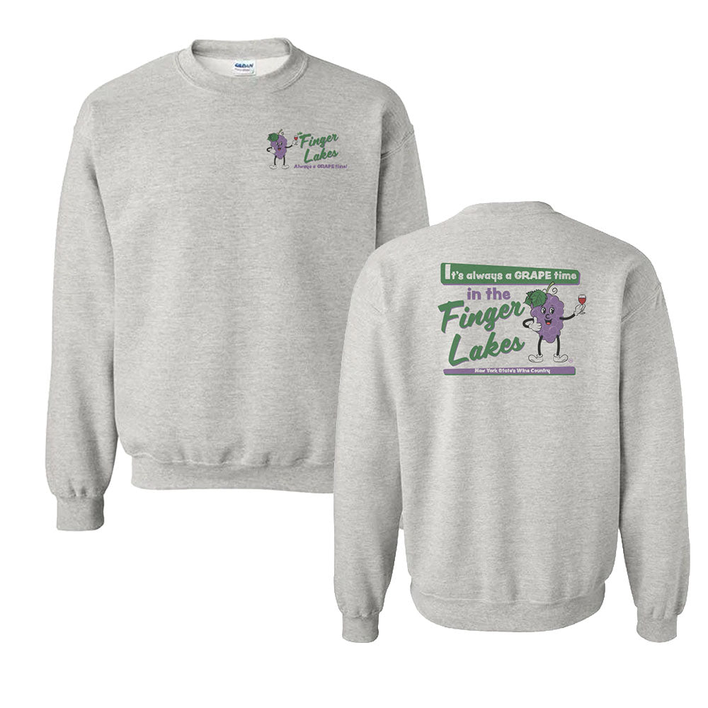 Finger Lakes Wine Crew Sweatshirt - Finger Lakes Gift and Souvenir Idea