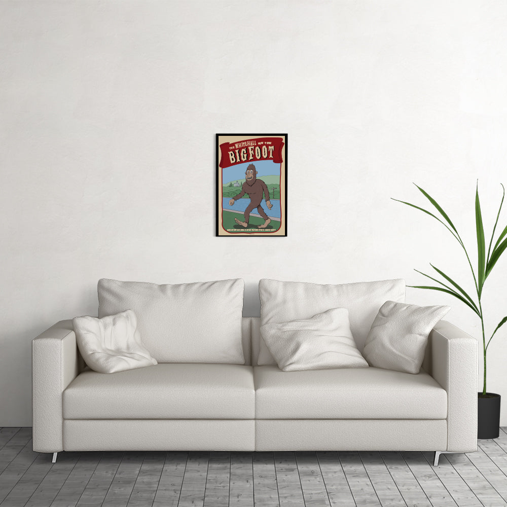 Bigfoot Whitehall NY Cryptid Print - Adirondacks Sasquatch Wall Art
