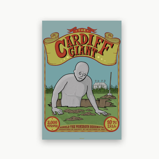 The Cardiff Giant Legend Print - Upstate NY Hoax