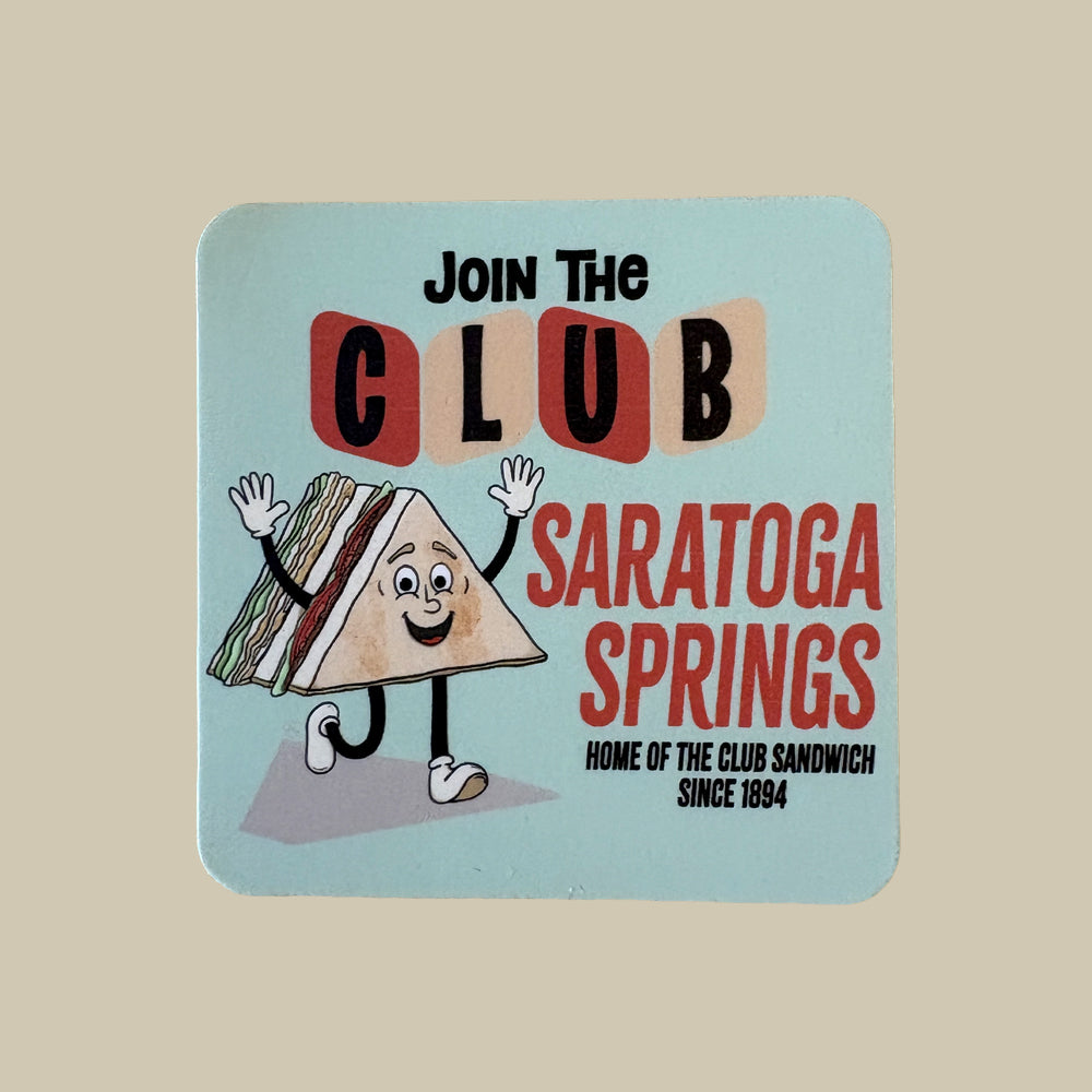 Saratoga Springs Sticker Set - Fun Upstate New York Stickers - 4 Sticker Set