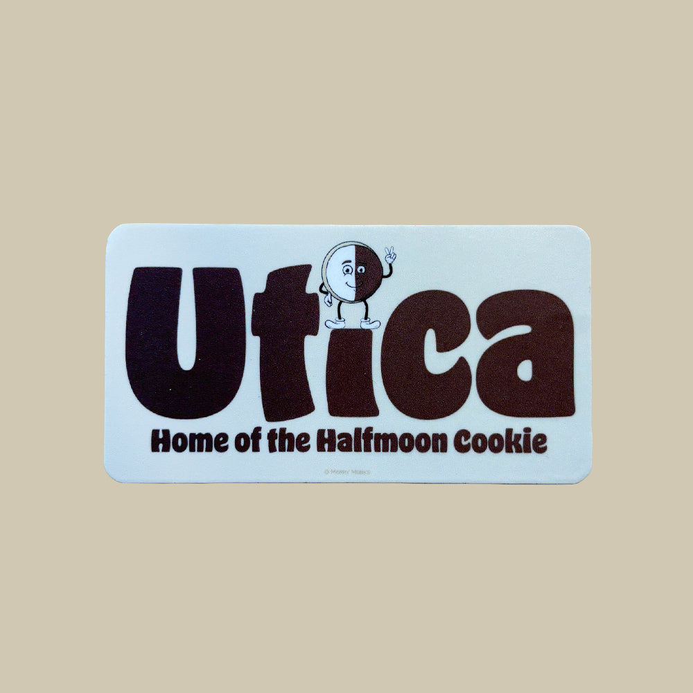 Utica Foods Gift Idea - Fun Upstate New York Food Themed Sticker Set - 6 Stickers
