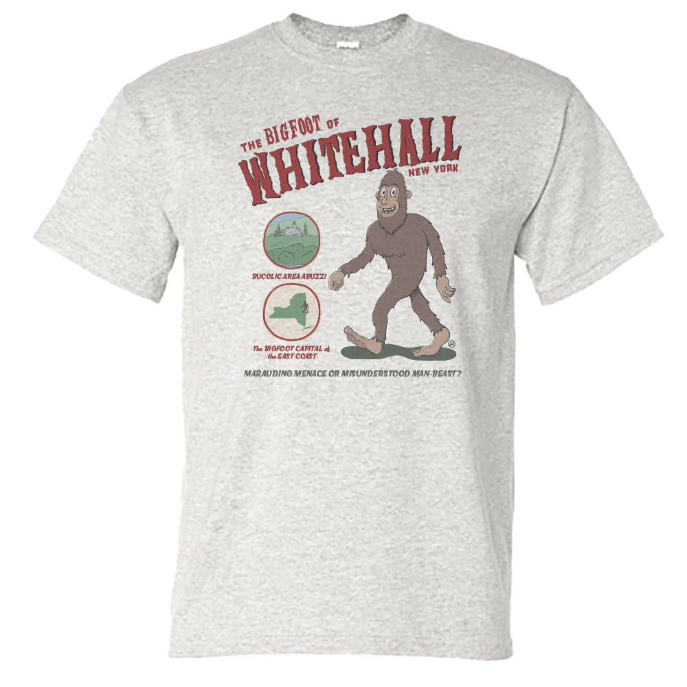 Bigfoot Tee Shirt - Whitehall New York Sasquatch - Unisex T-Shirt Bigfoot Gift