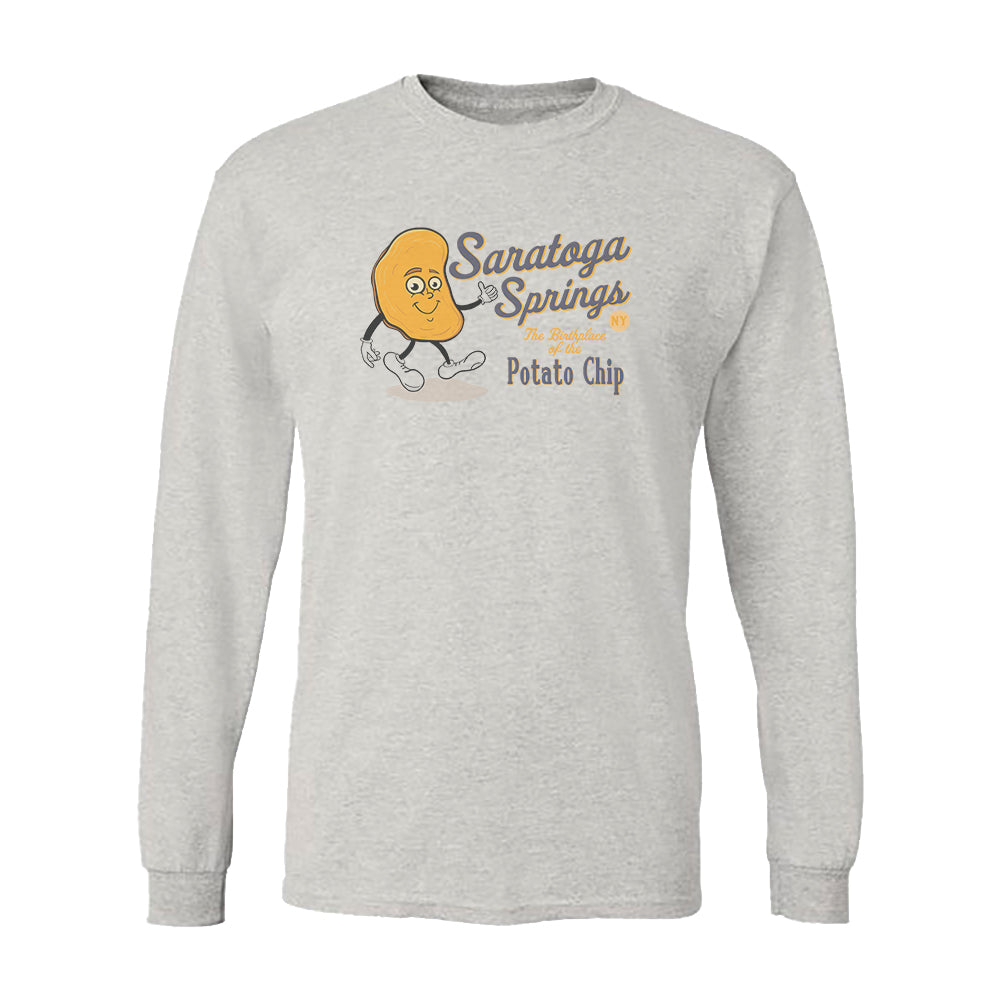 Saratoga Springs Potato Chip Long Sleeve Tee Shirt