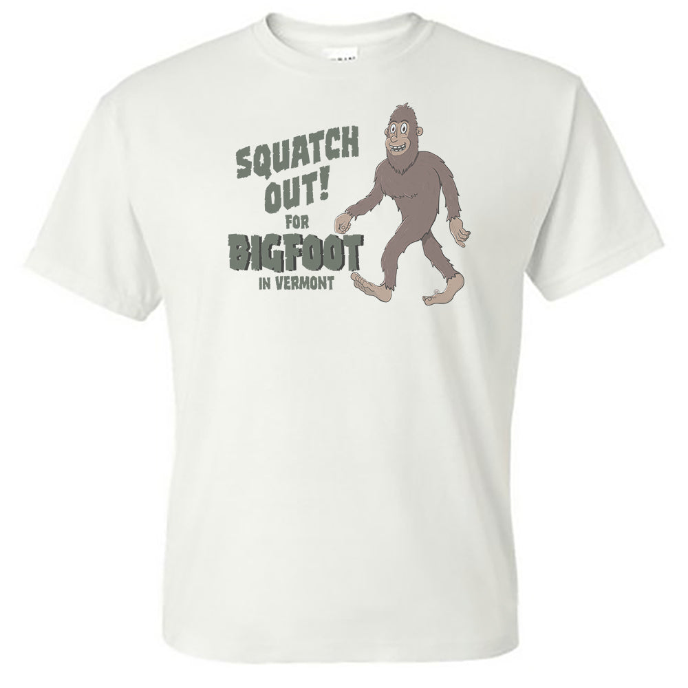 Vermont Bigfoot Tee Shirt - Unisex Sasquatch T-Shirt
