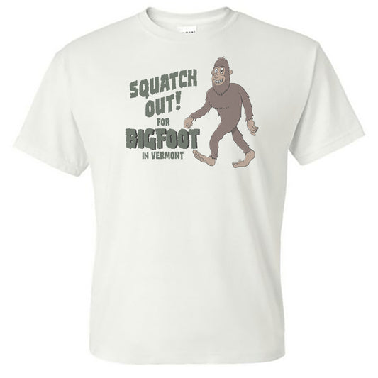 Vermont Bigfoot Tee Shirt - Unisex Sasquatch T-Shirt
