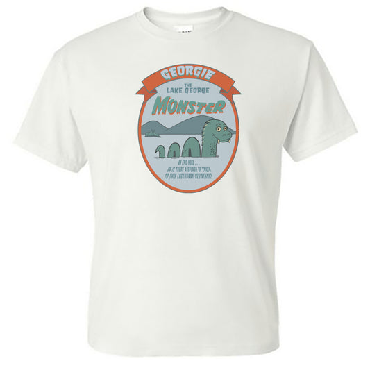 Lake George Monster Georgie Unisex Vintage Short Sleeve T-Shirt