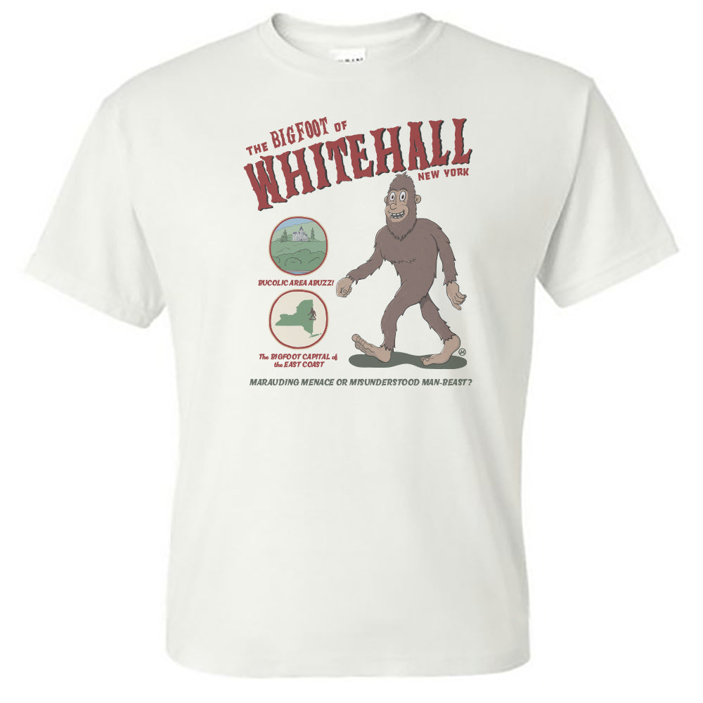 Bigfoot Tee Shirt - Whitehall New York Sasquatch - Unisex T-Shirt Bigfoot Gift