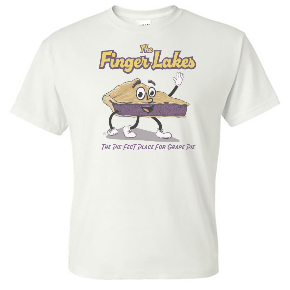 Finger Lakes Grape Pie Tee Shirt - Upstate New York Gift Idea - Unisex T-Shirt
