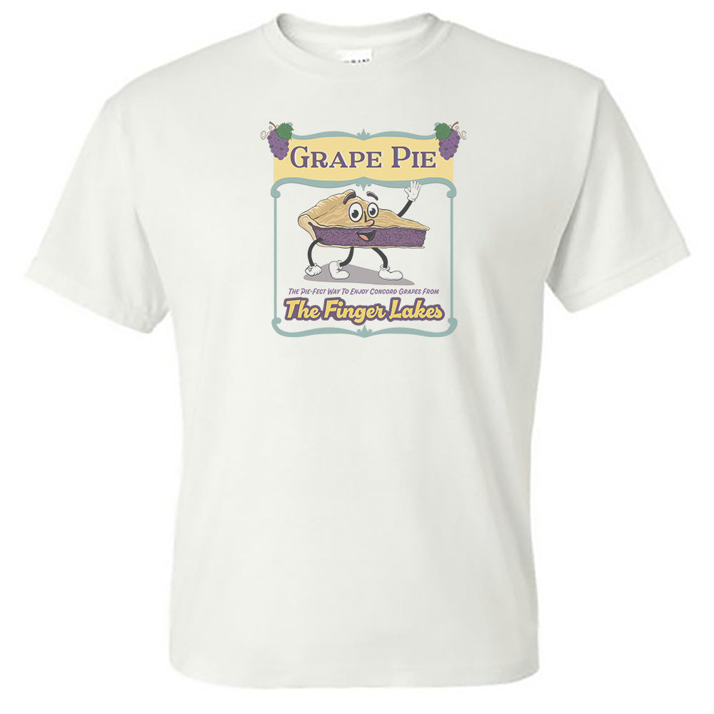 Finger Lakes Grape Pie Tee Shirt - Upstate New York Gift Idea - Unisex T-Shirt