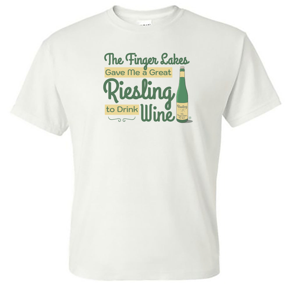 Wine Themed Finger Lakes T-Shirt - Wine Getaway Gift Idea - Unisex Tee