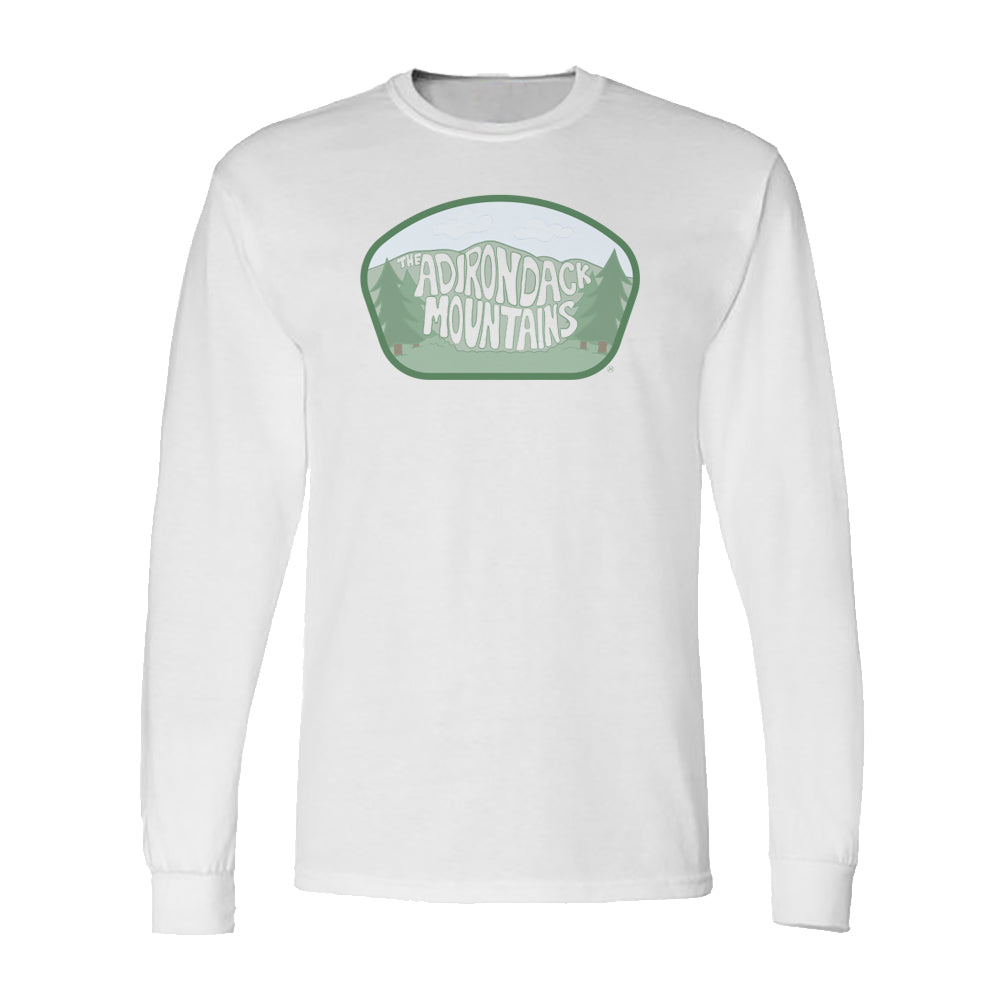 Adirondacks Long Sleeve Tee Shirt - Adirondack Mountains Gift and Souvenir