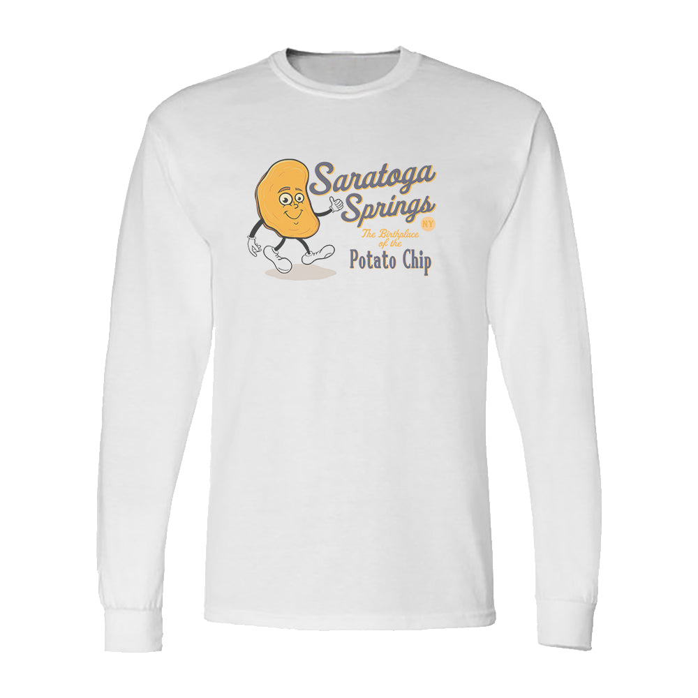 Saratoga Springs Potato Chip Long Sleeve Tee Shirt