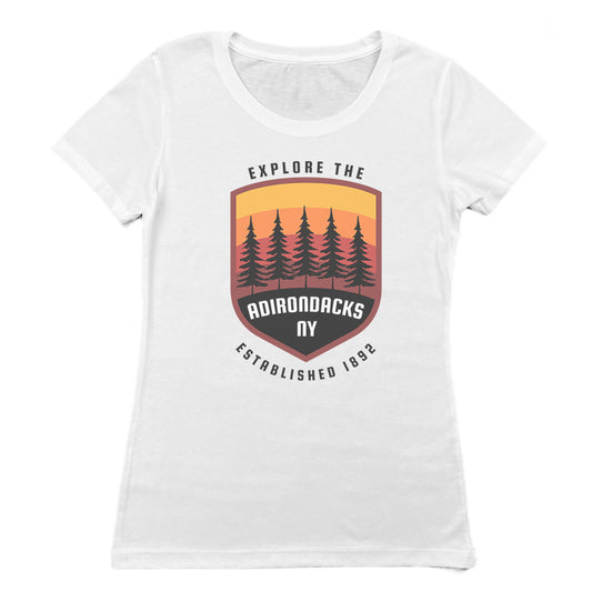 Explore The Adirondacks Graphic Women's Tee Shirt