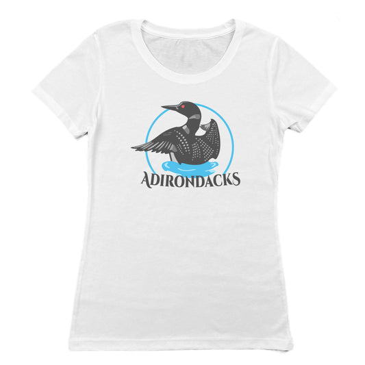 Adirondack Loon Vintage Faded Women's Tee Shirt