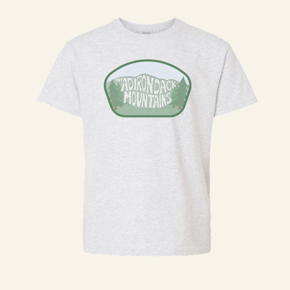 Kids Adirondack Mountains Youth Tee Shirt - Adirondacks Gift Idea for Kids