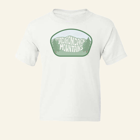 Kids Adirondack Mountains Youth Tee Shirt - Adirondacks Gift Idea for Kids