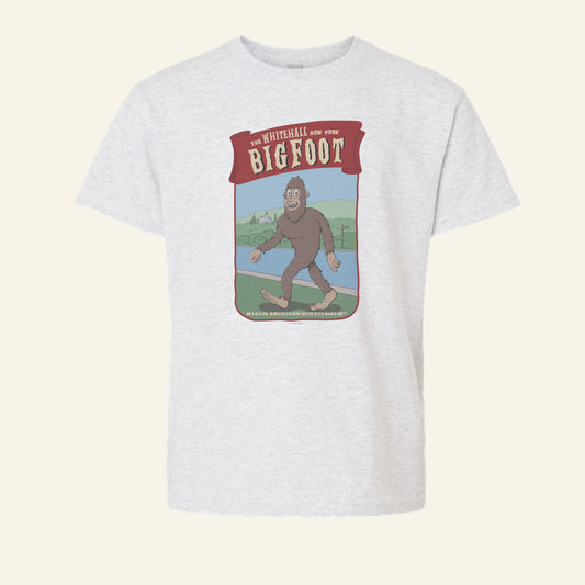 Kids Bigfoot Whitehall New York Youth Tee Shirt - Cryptids Gift and Souvenir Idea