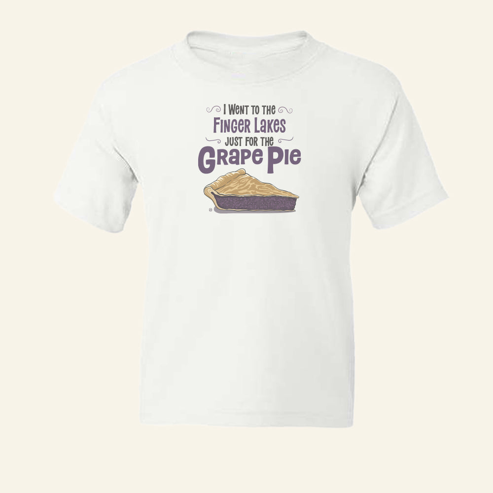 Finger Lakes Youth T-Shirt - Grape Pie - Kid's Finger Lakes Gift and Souvenir