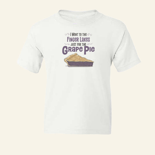 Finger Lakes Youth T-Shirt - Grape Pie - Kid's Finger Lakes Gift and Souvenir