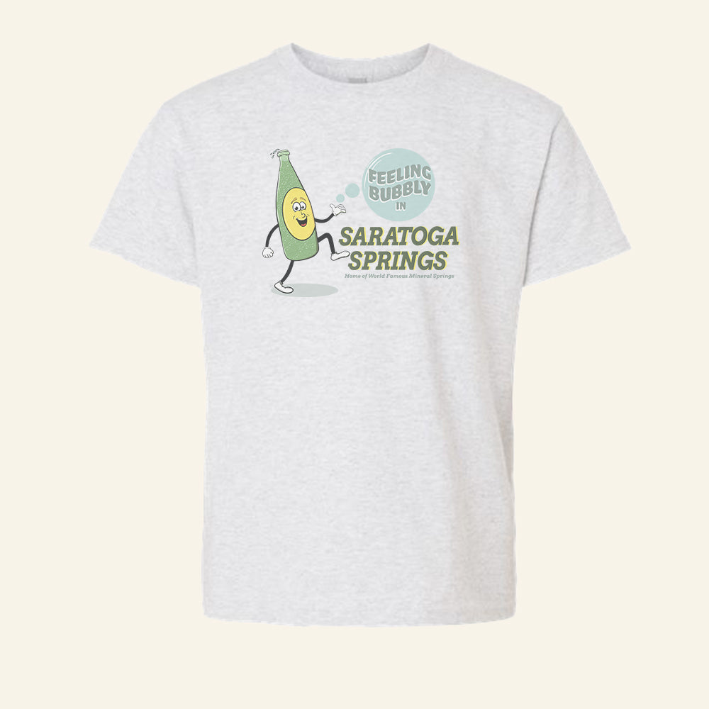 Saratoga Springs Tee Shirt - Mineral Springs - Fun Kid's Gift Idea