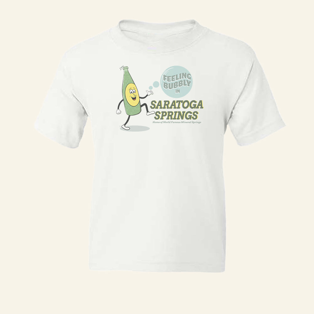 Saratoga Springs Tee Shirt - Mineral Springs - Fun Kid's Gift Idea