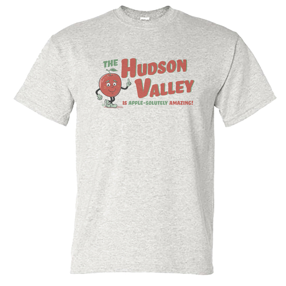 Hudson Valley NY Apple Tee Shirt - Hudson Valley Souvenir and Gift