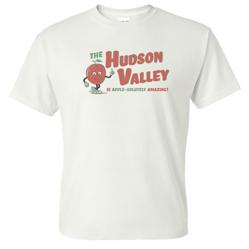Hudson Valley NY Apple Tee Shirt - Hudson Valley Souvenir and Gift