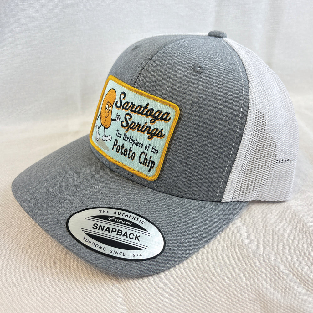 Saratoga Springs Potato Chip Patch Retro Trucker Cap Trucker Hat