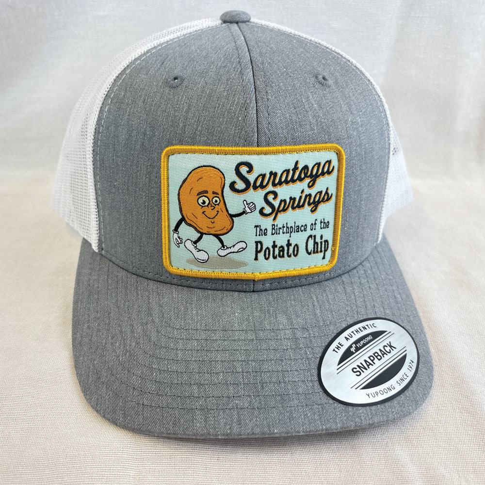 Saratoga Springs Potato Chip Patch Retro Trucker Cap Trucker Hat