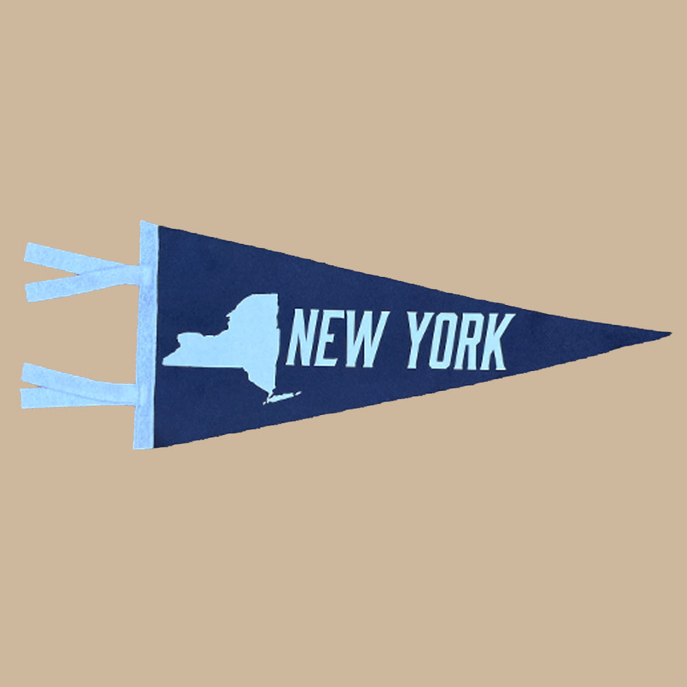 New York State Pennant Flag - New York Home and Wall Decor
