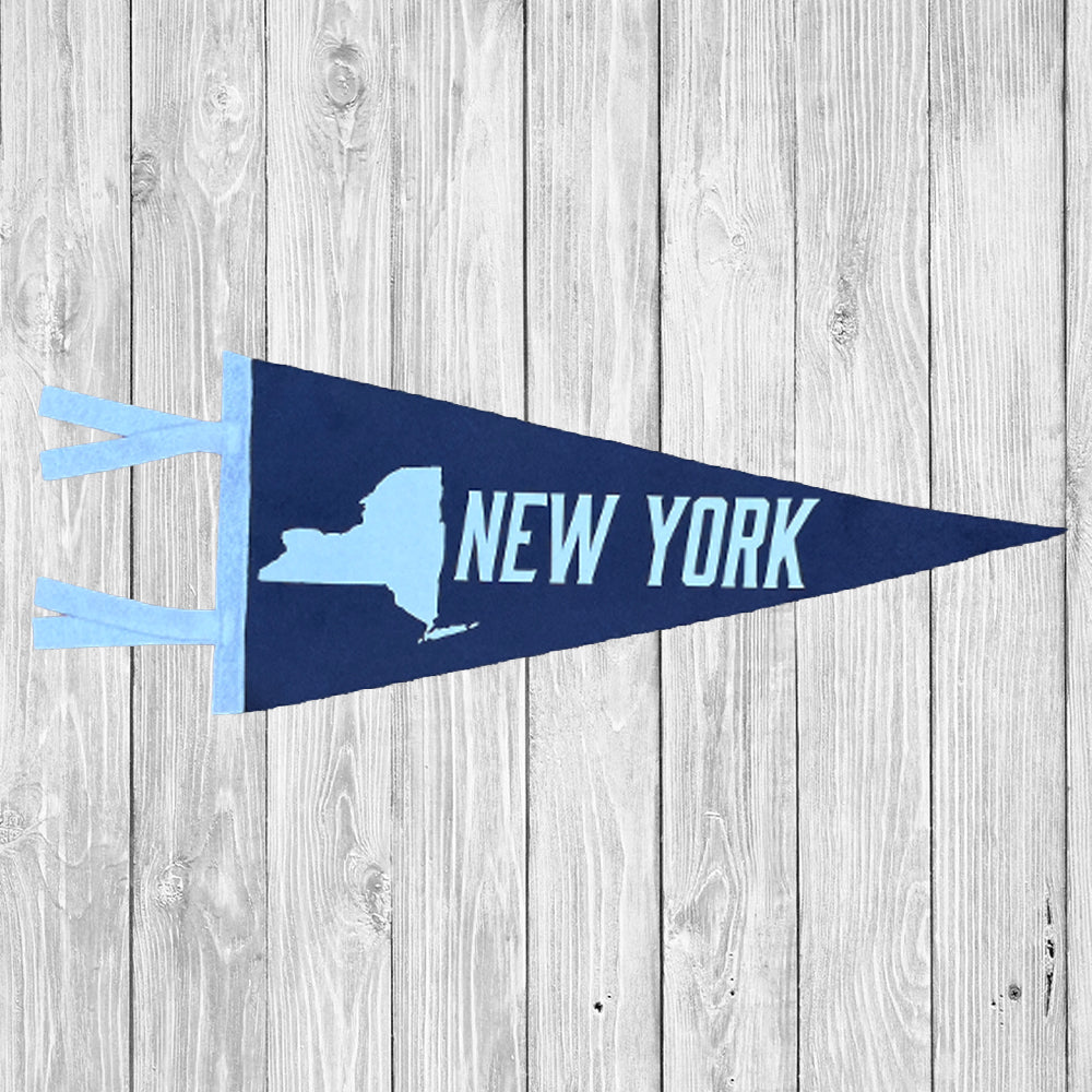 New York State Pennant Flag - New York Home and Wall Decor