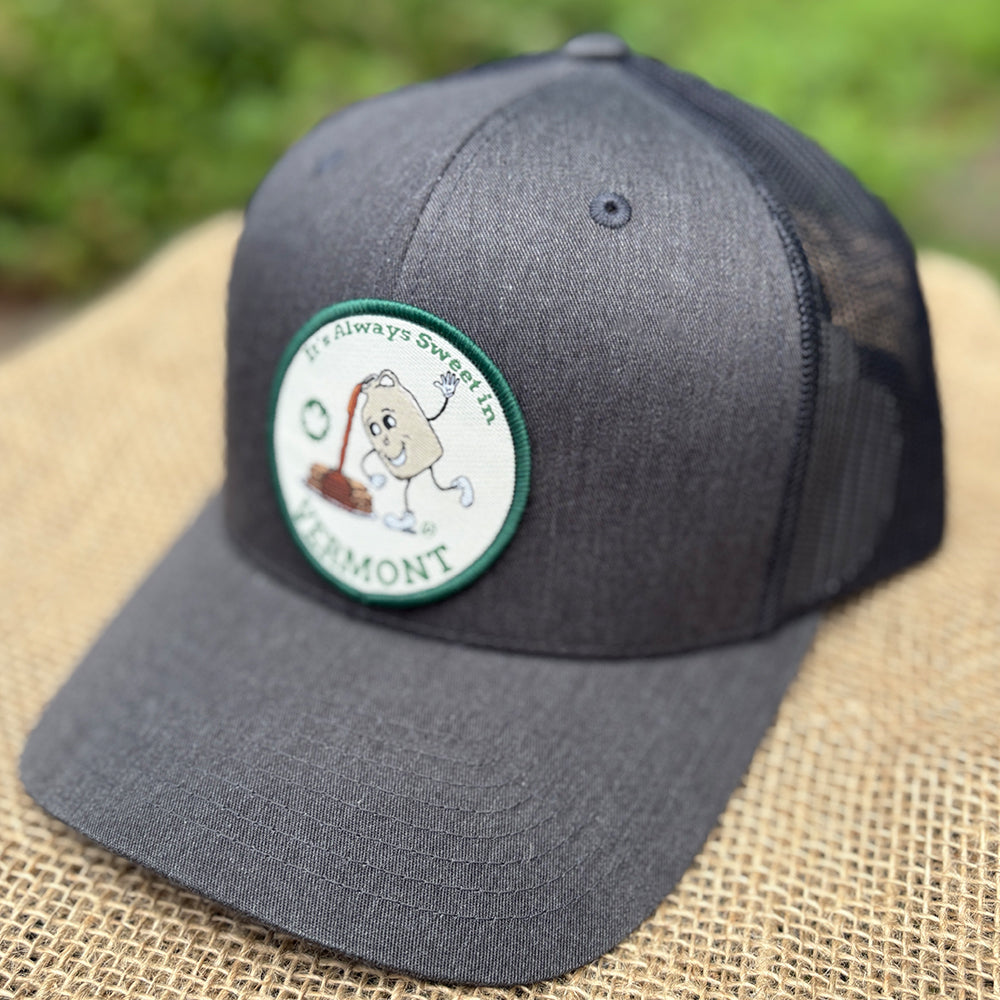 Vermont Maple Themed Trucker Hat - Vermont Baseball Cap