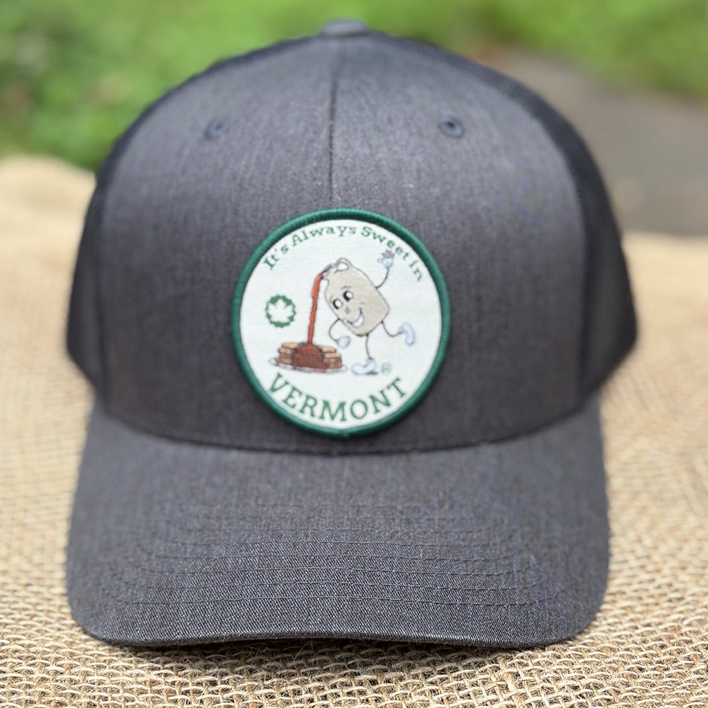 Vermont Maple Themed Trucker Hat - Vermont Baseball Cap