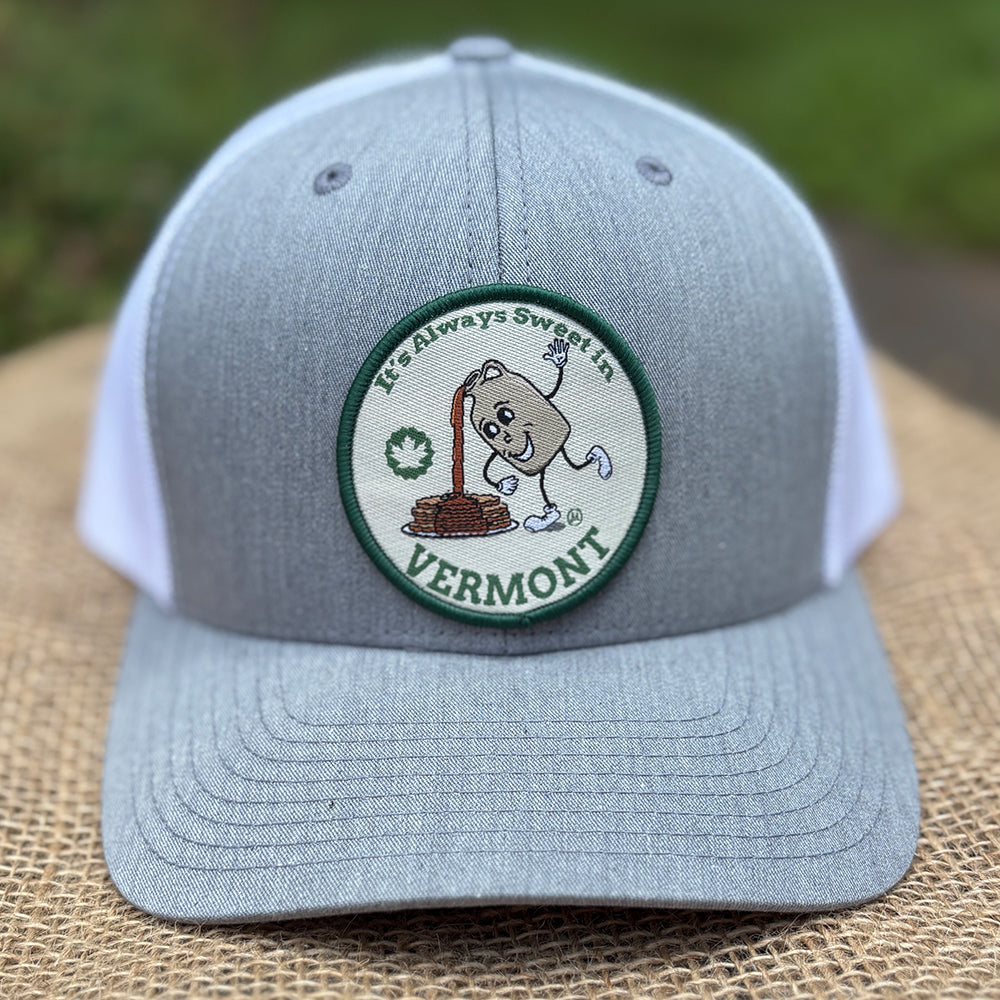 Vermont Maple Themed Trucker Hat - Vermont Baseball Cap