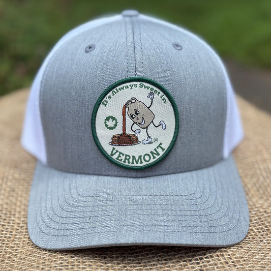 Vermont Maple Themed Trucker Hat - Vermont Baseball Cap